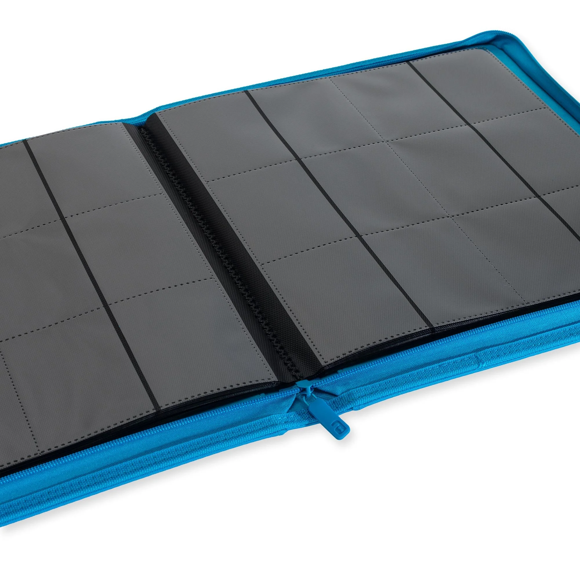 12-Pocket Exo-Tec® Zip Binder Neon Blue - Image 2