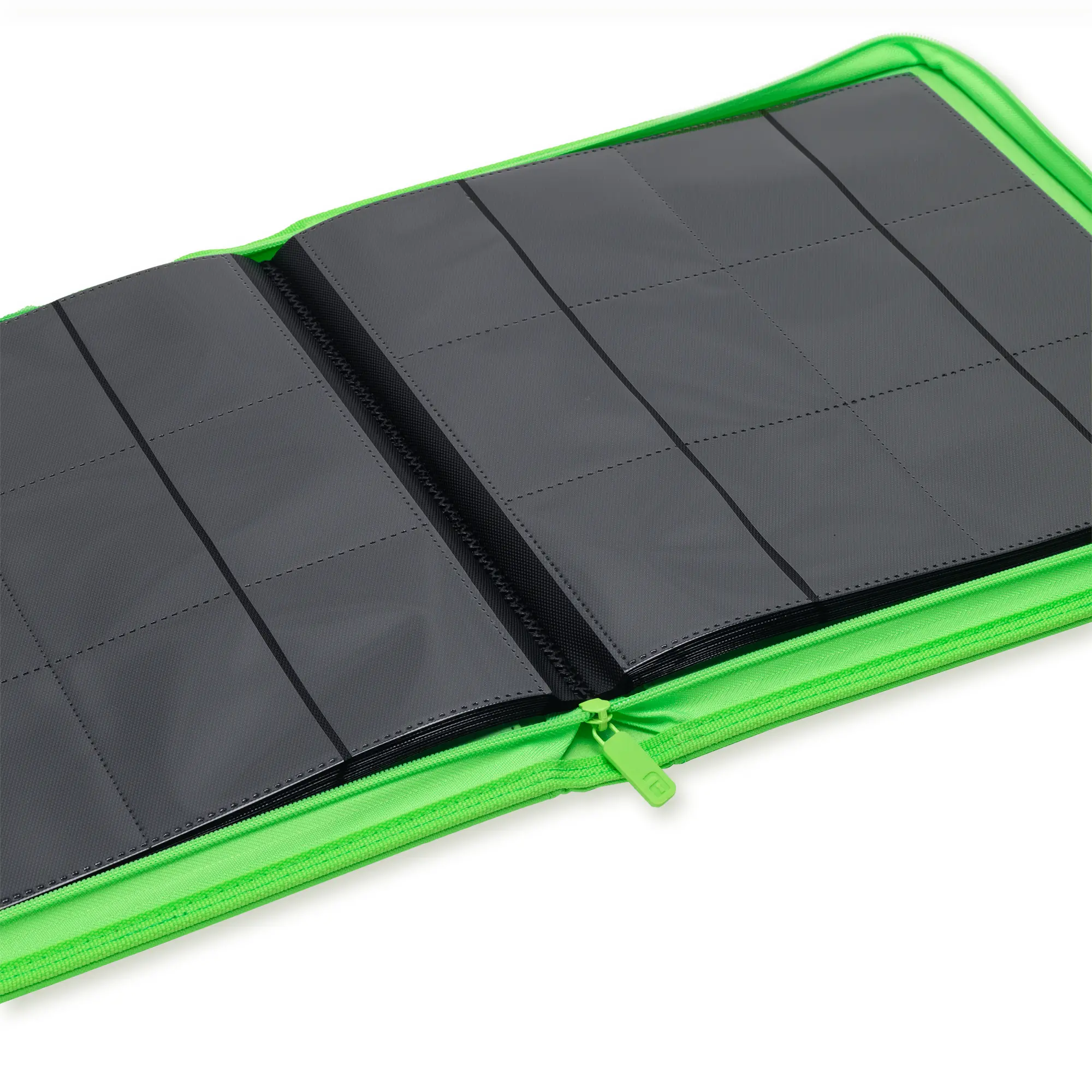 12-Pocket Exo-Tec® Zip Binder Neon Green - Image 5