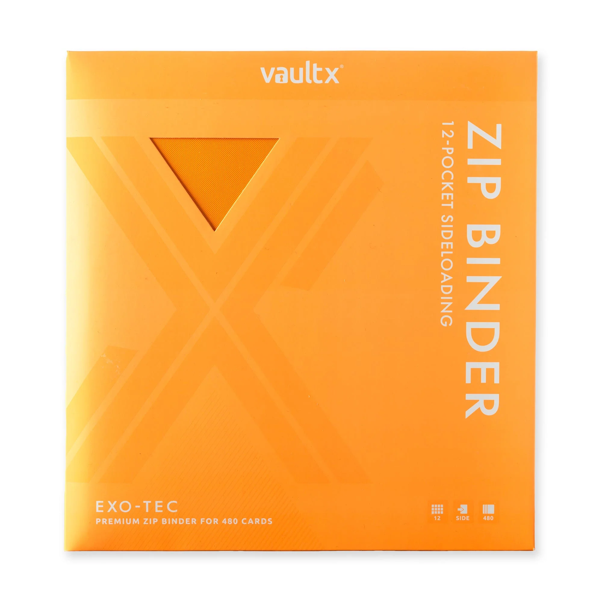 12-Pocket Exo-Tec® Zip Binder Neon Orange - Image 9