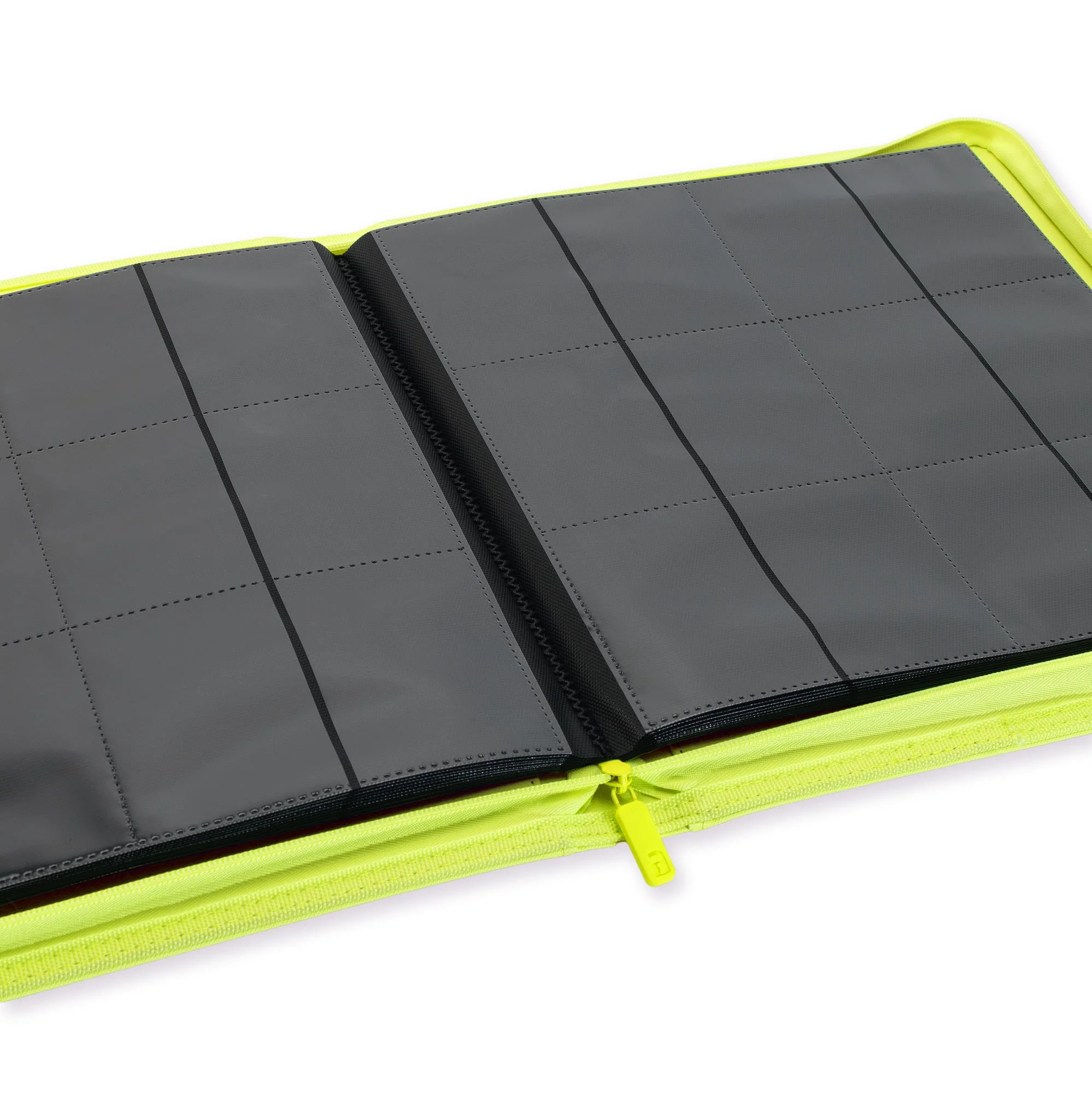 12-Pocket Exo-Tec® Zip Binder Neon Yellow - Image 2