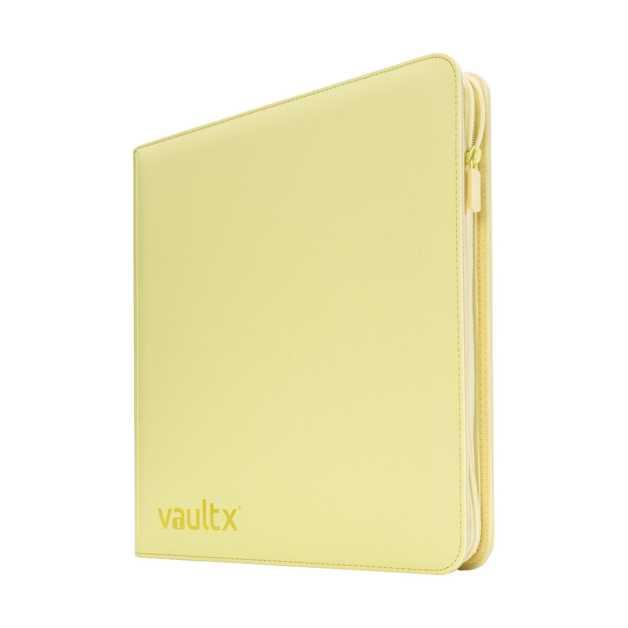 12-Pocket Exo-Tec® Zip Binder Pastel Yellow - Image 3