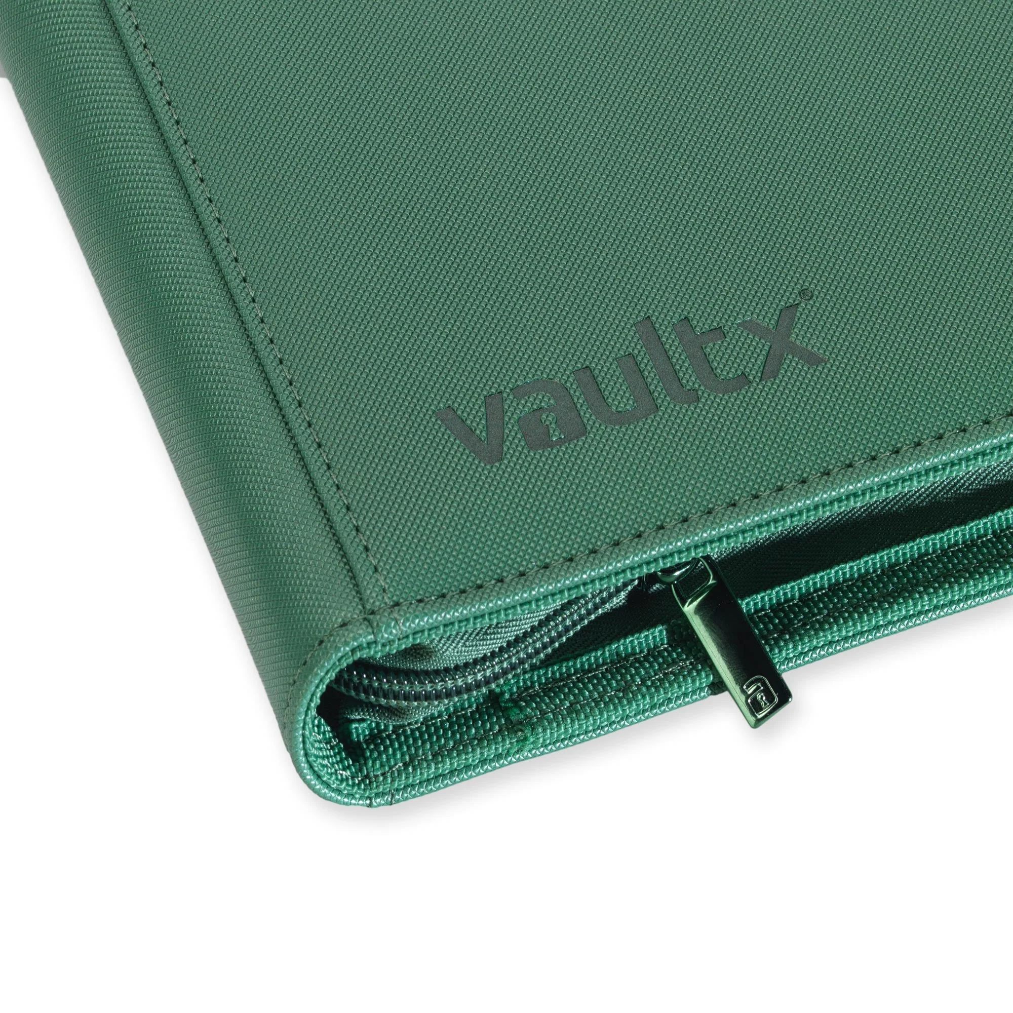 4-Pocket Exo-Tec® Zip Binder Metallic Green - Image 3