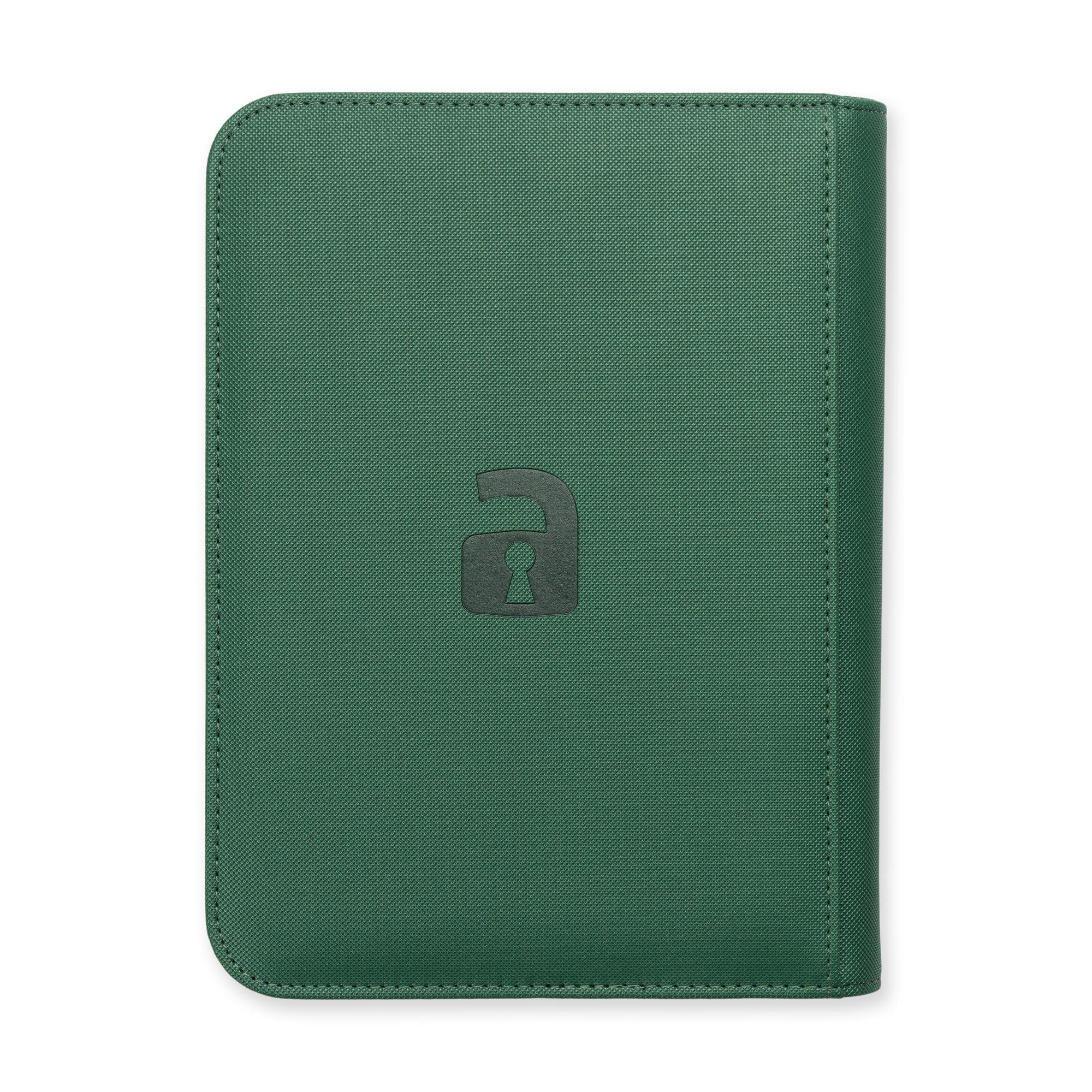 4-Pocket Exo-Tec® Zip Binder Metallic Green - Image 9