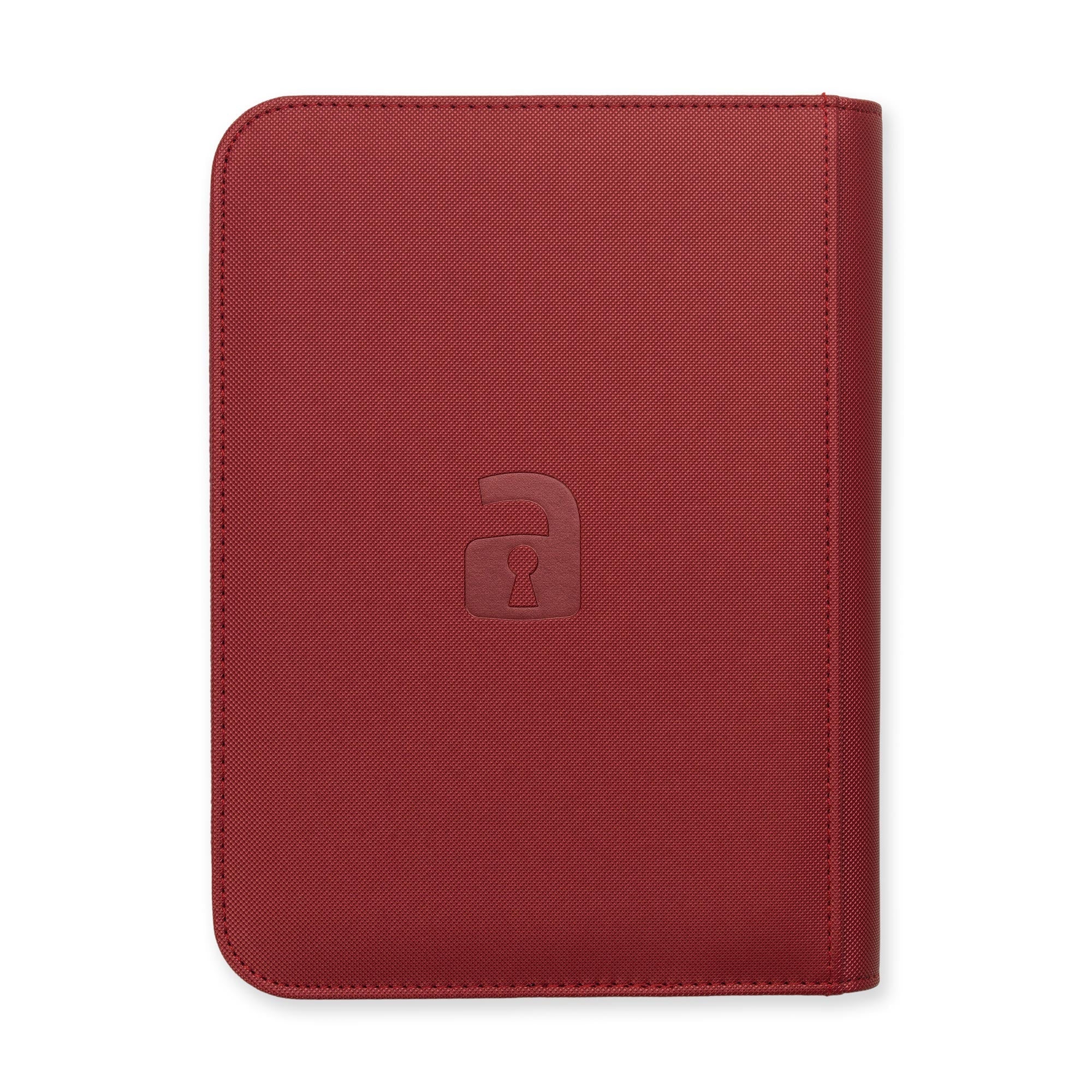 4-Pocket Exo-Tec® Zip Binder Metallic Red - Image 10