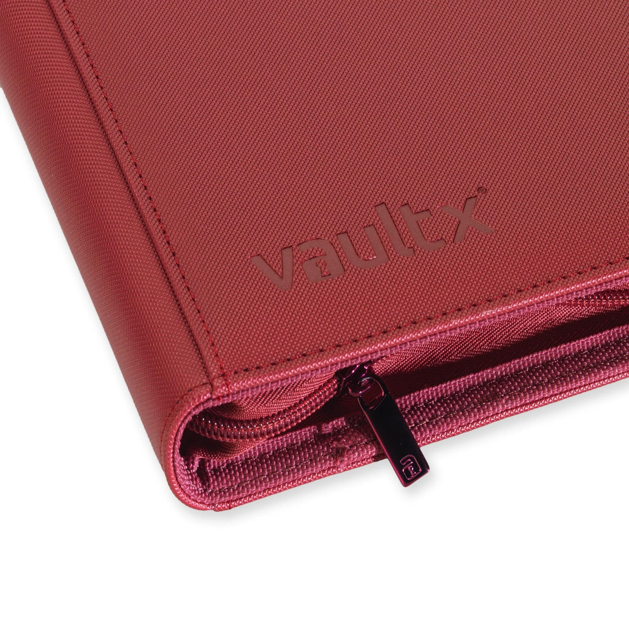 4-Pocket Exo-Tec® Zip Binder Metallic Red - Image 3