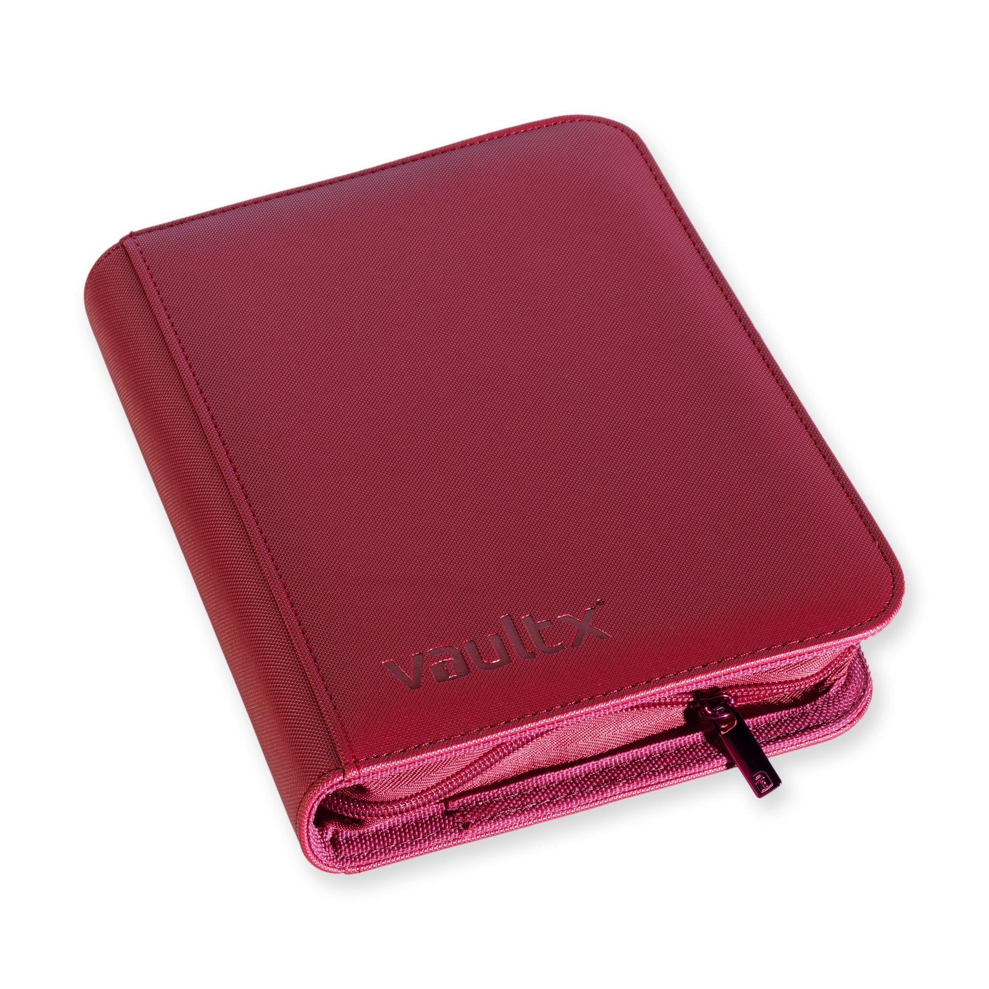 4-Pocket Exo-Tec® Zip Binder Metallic Red - Image 4