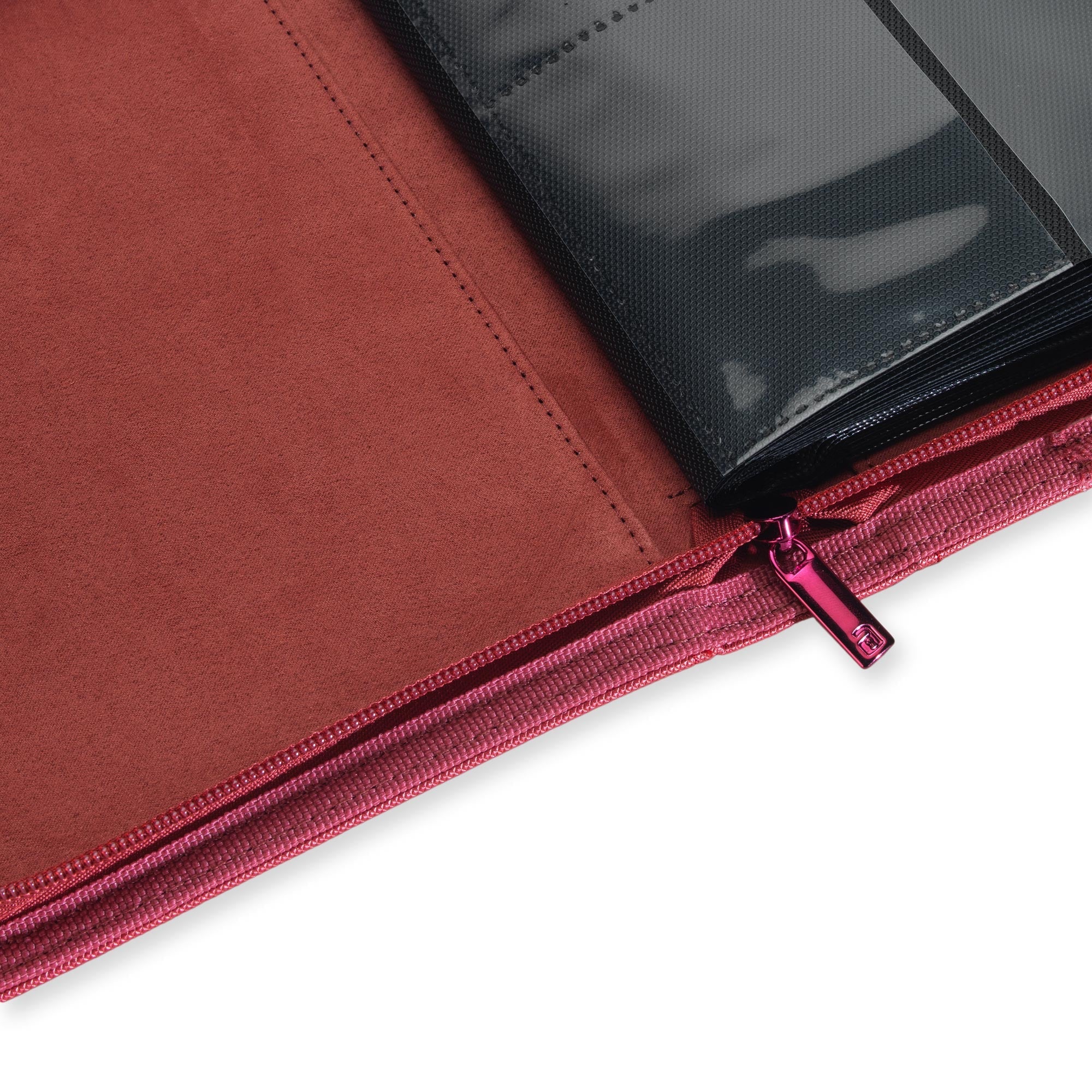 4-Pocket Exo-Tec® Zip Binder Metallic Red - Image 7