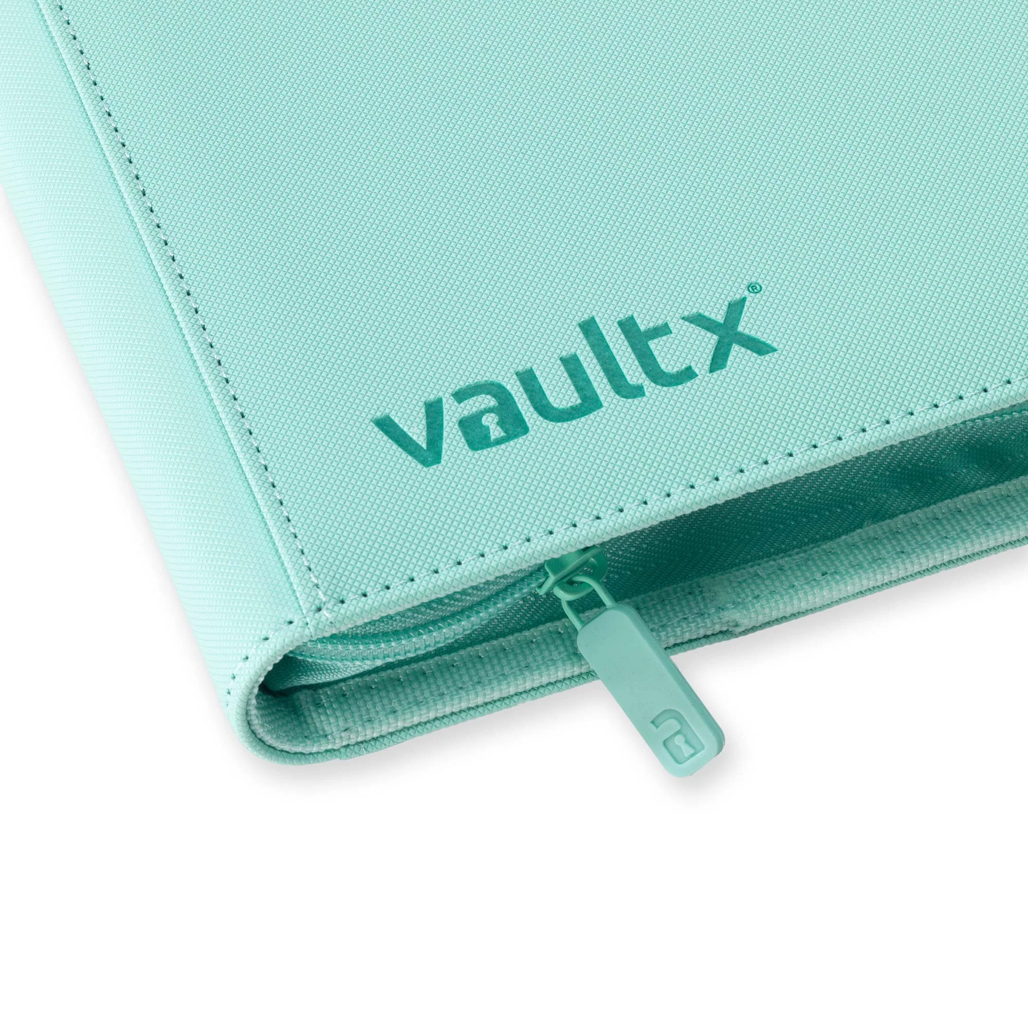 4-Pocket Exo-Tec® Zip Binder Mint Green - Image 3