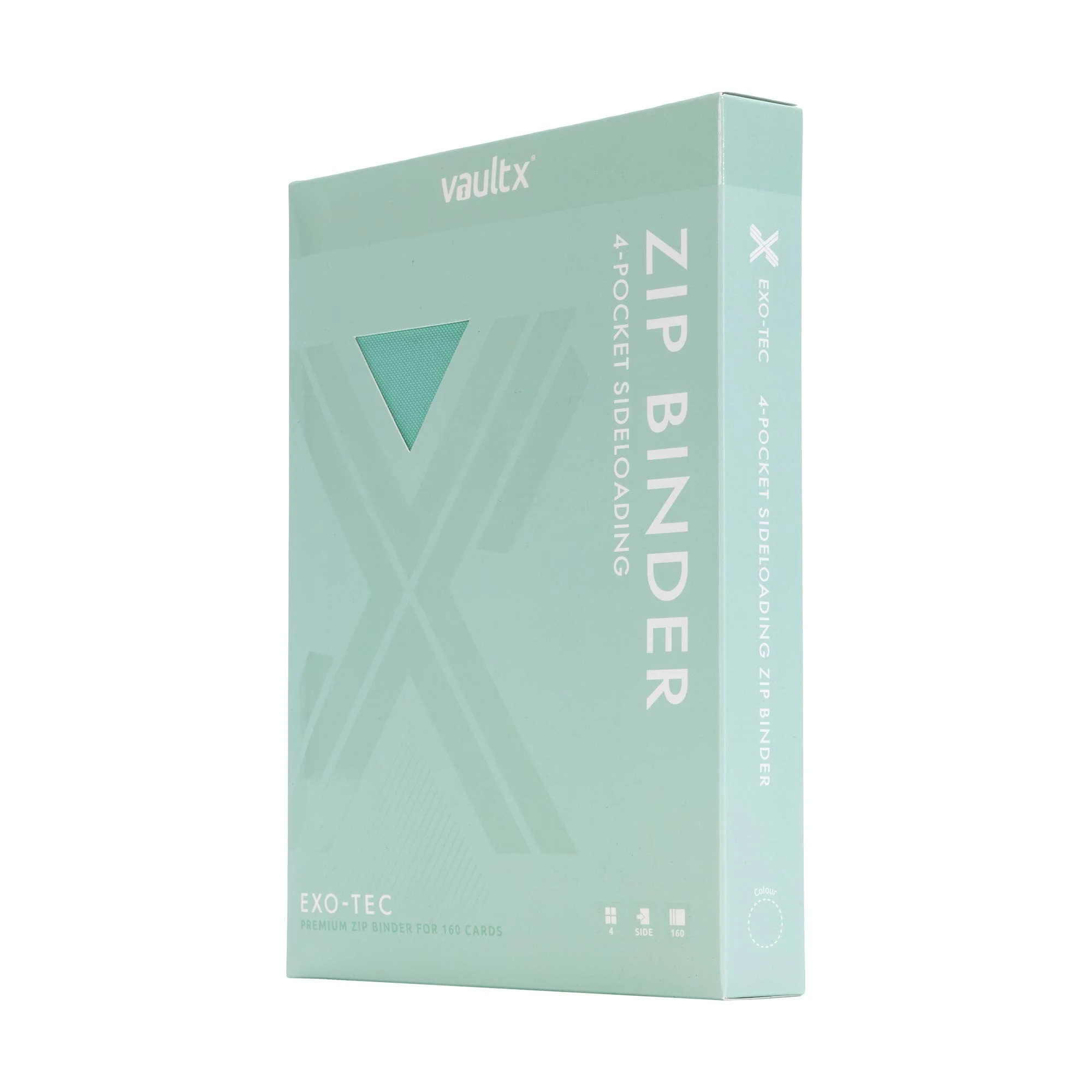4-Pocket Exo-Tec® Zip Binder Mint Green - Image 8