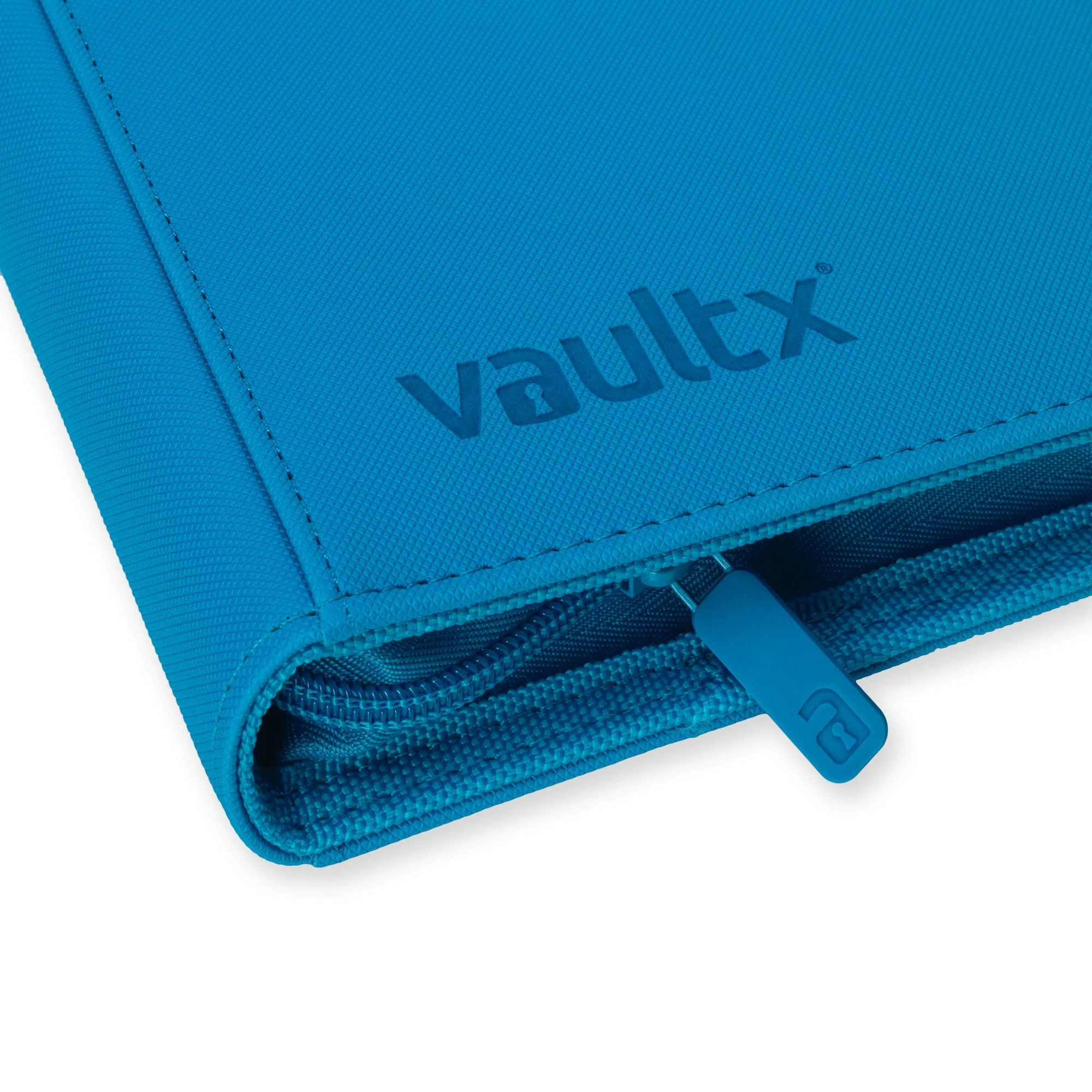 4-Pocket Exo-Tec® Zip Binder Neon Blue - Image 3