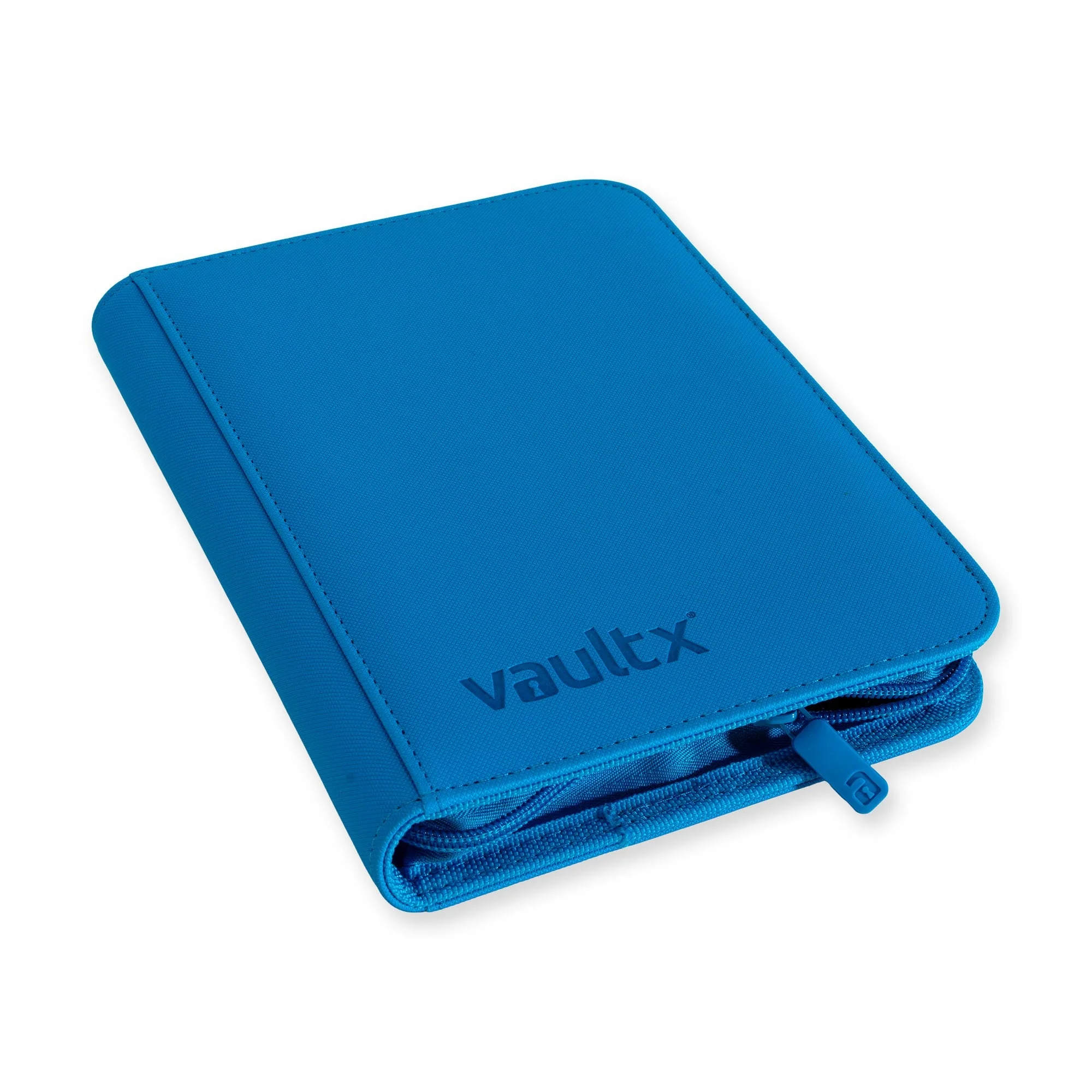 4-Pocket Exo-Tec® Zip Binder Neon Blue - Image 4