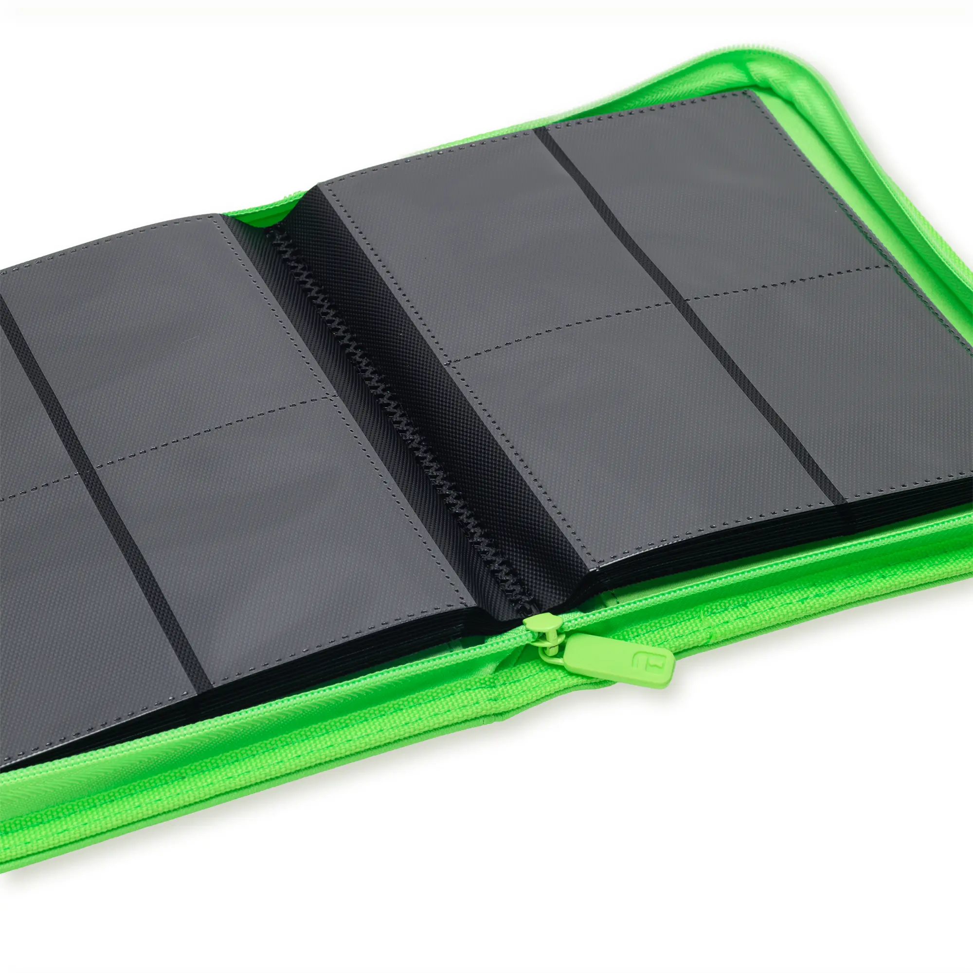 4-Pocket Exo-Tec® Zip Binder Neon Green - Image 5