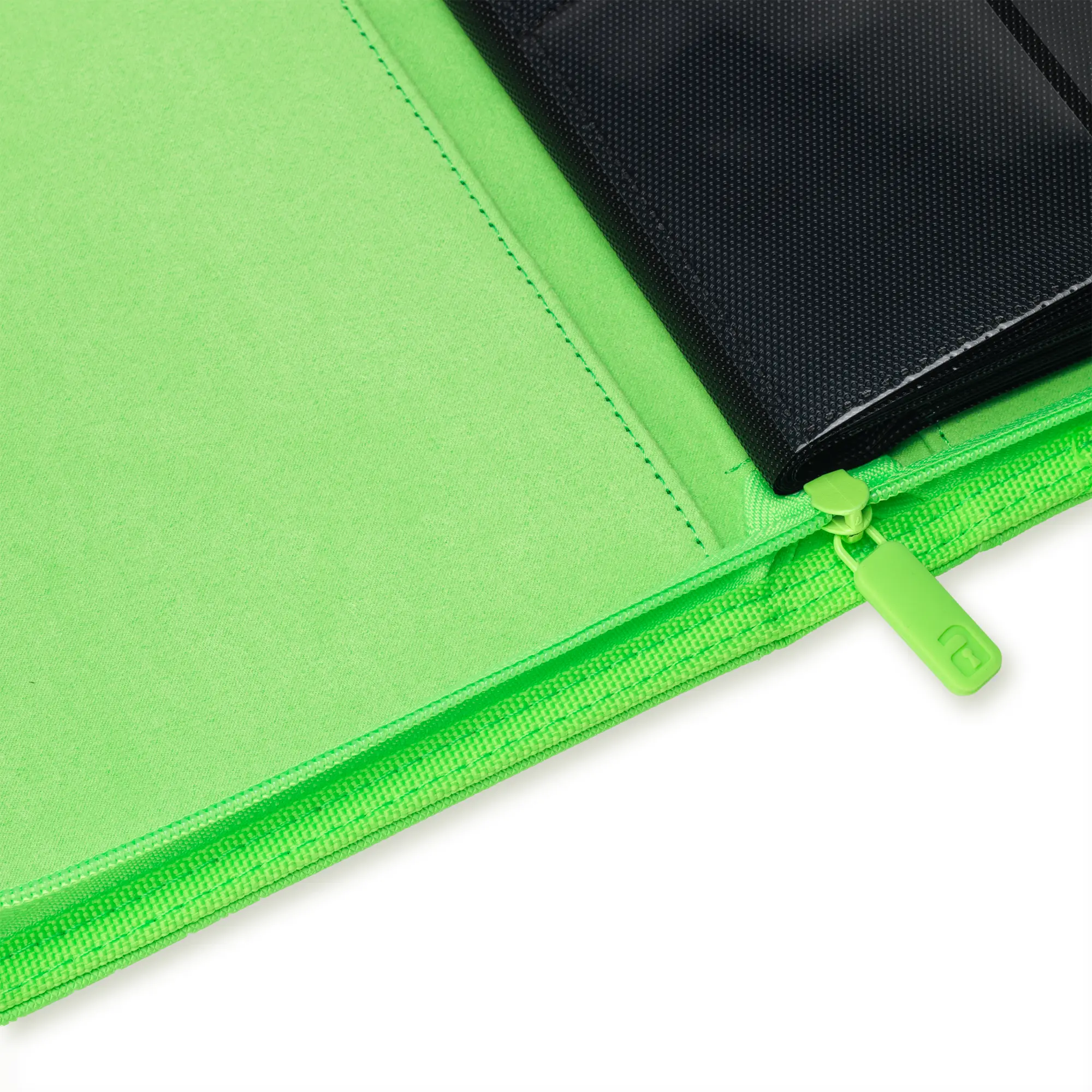 4-Pocket Exo-Tec® Zip Binder Neon Green - Image 6