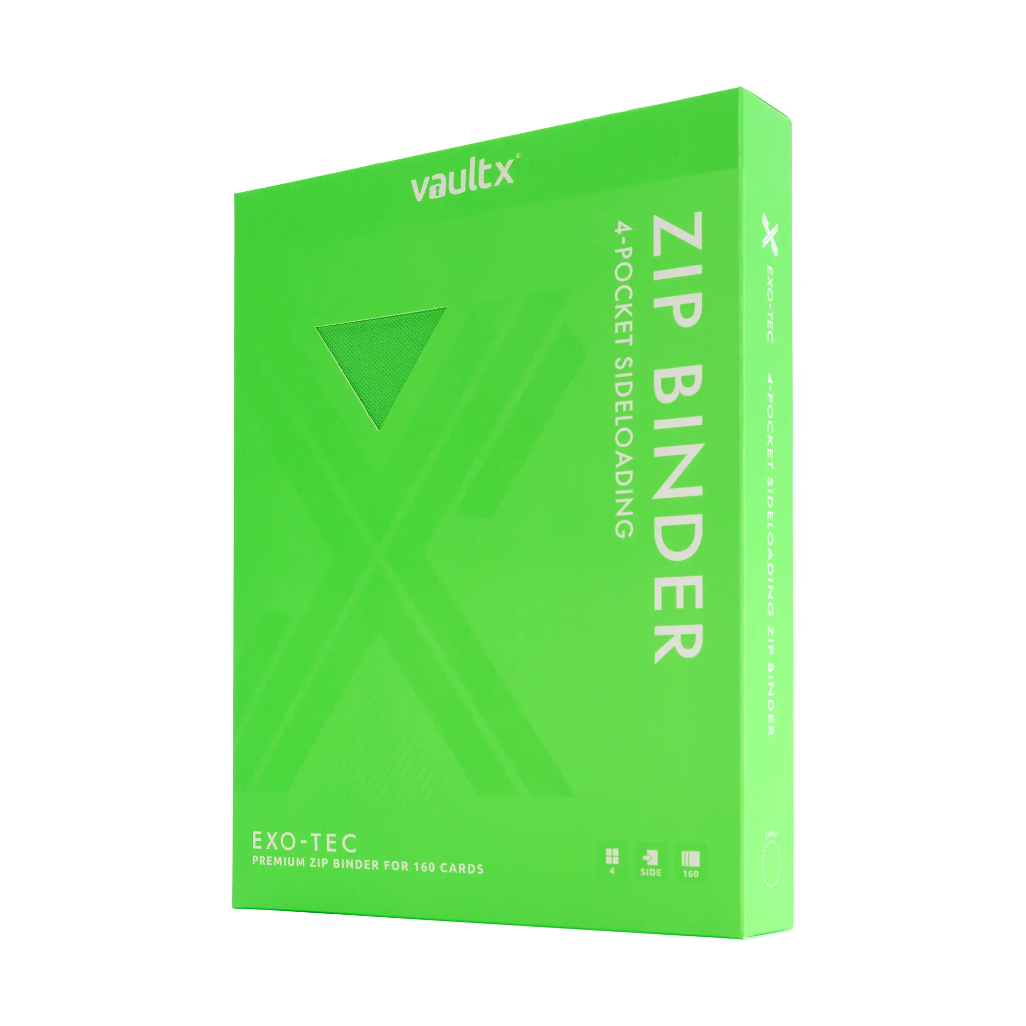 4-Pocket Exo-Tec® Zip Binder Neon Green - Image 7