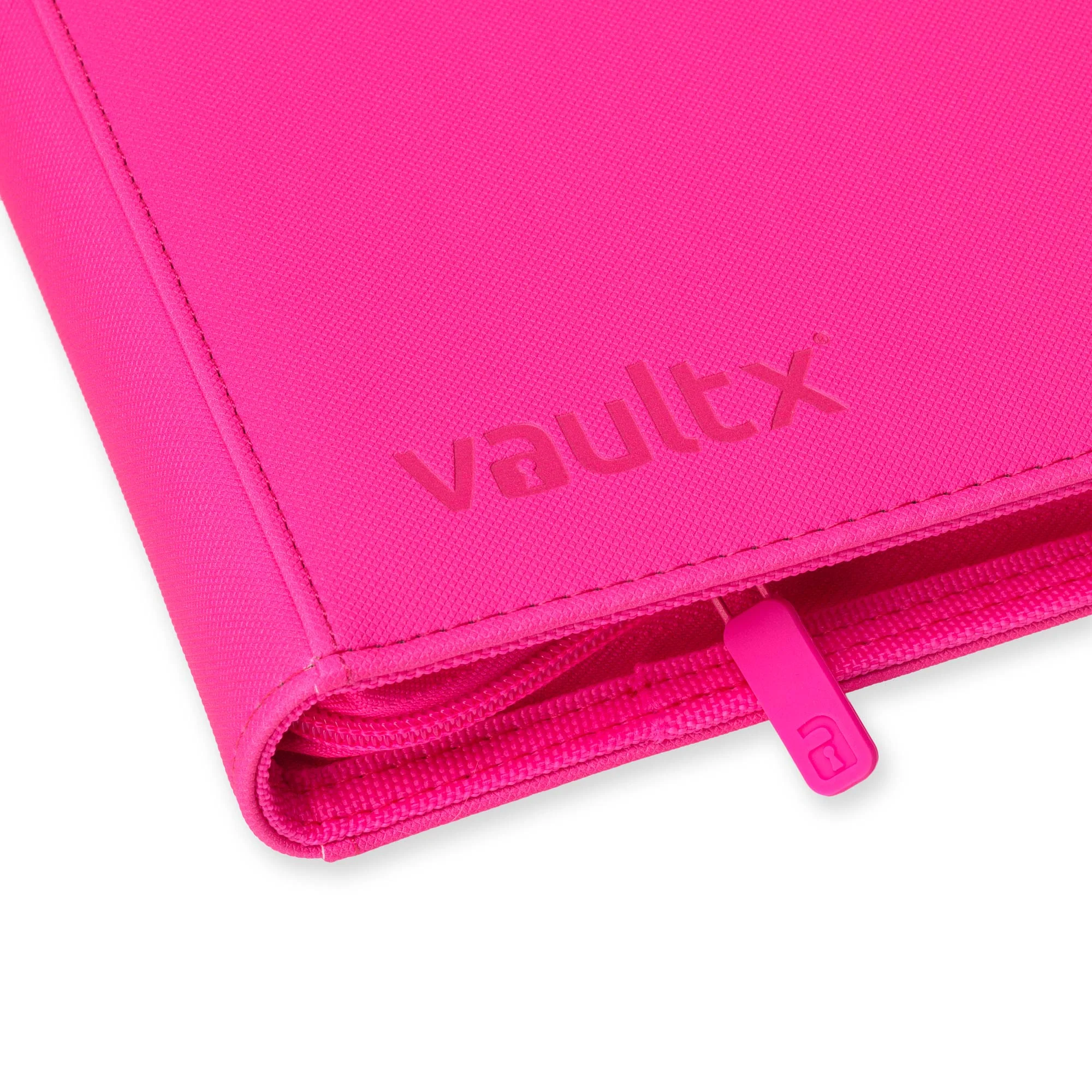 4-Pocket Exo-Tec® Zip Binder Neon Pink - Image 4