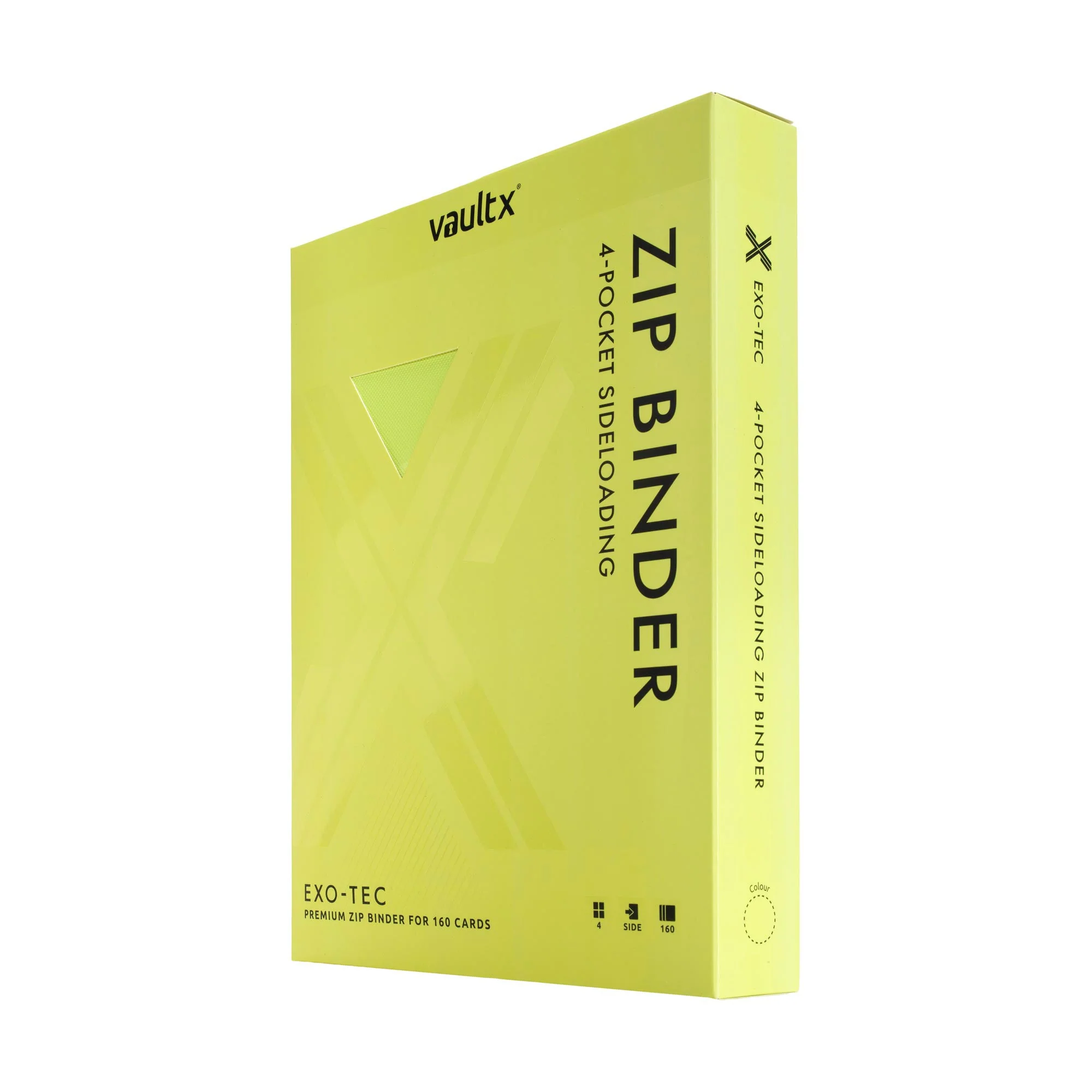 4-Pocket Exo-Tec® Zip Binder Neon Yellow - Image 9