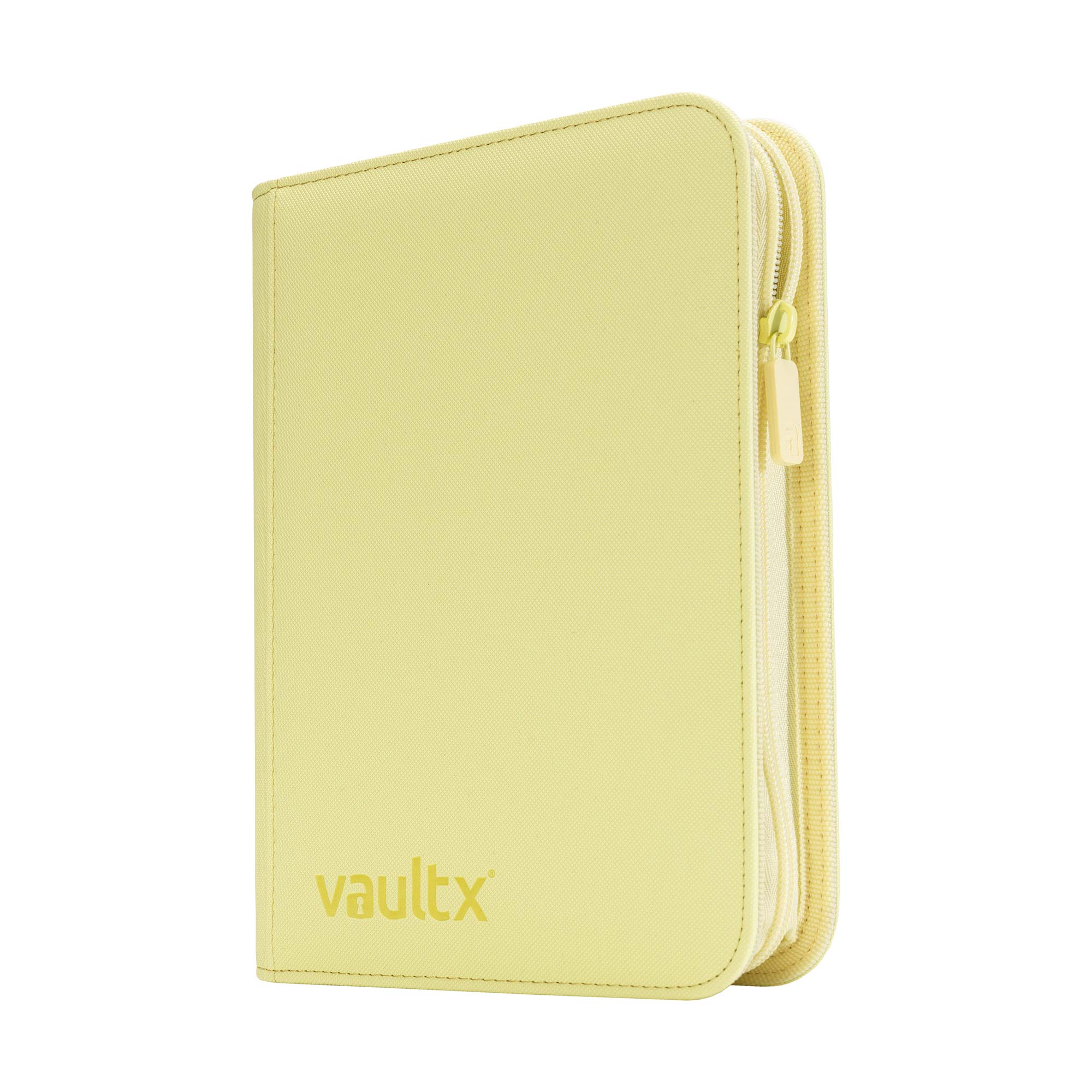 4-Pocket Exo-Tec® Zip Binder Pastel Yellow - Image 3