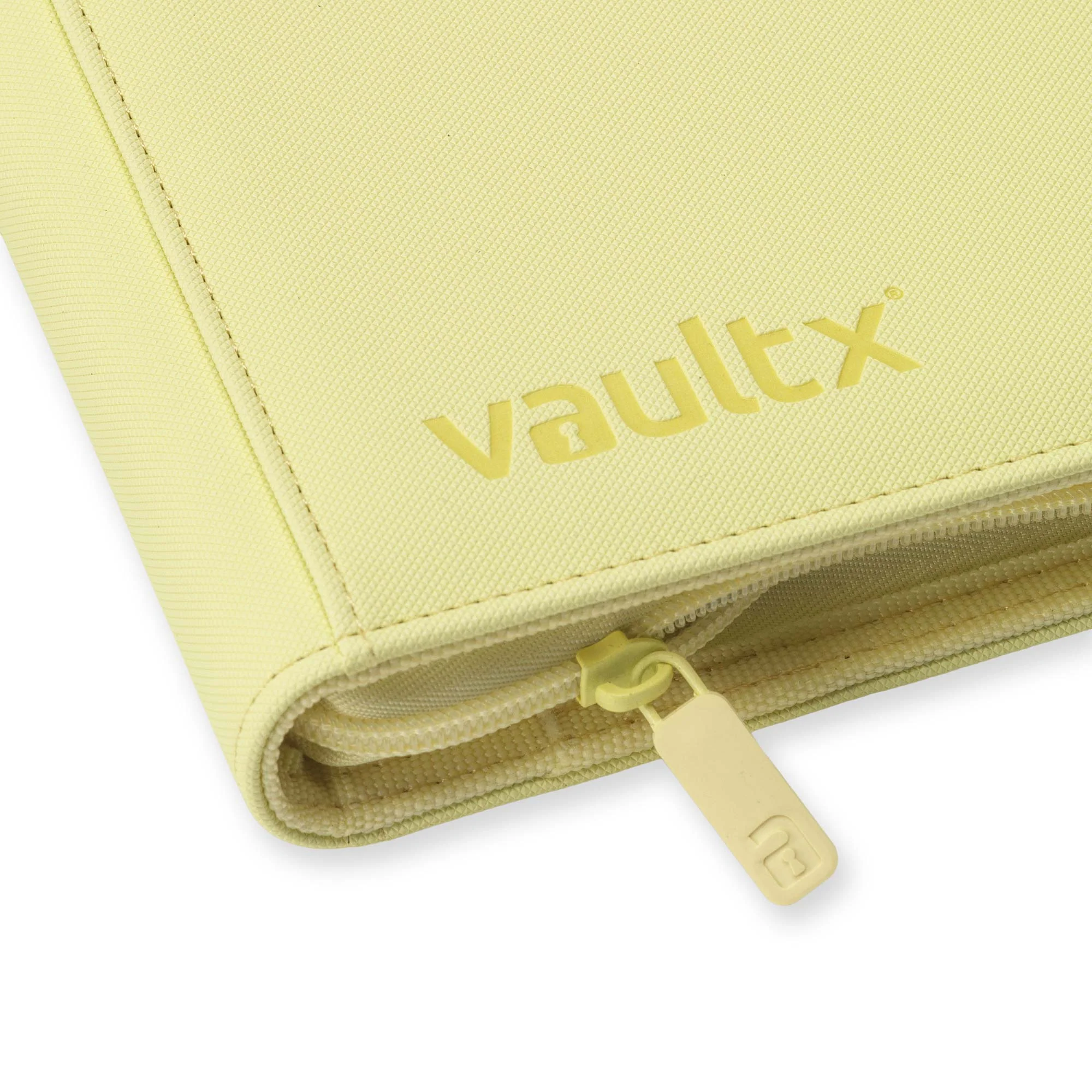 4-Pocket Exo-Tec® Zip Binder Pastel Yellow - Image 4