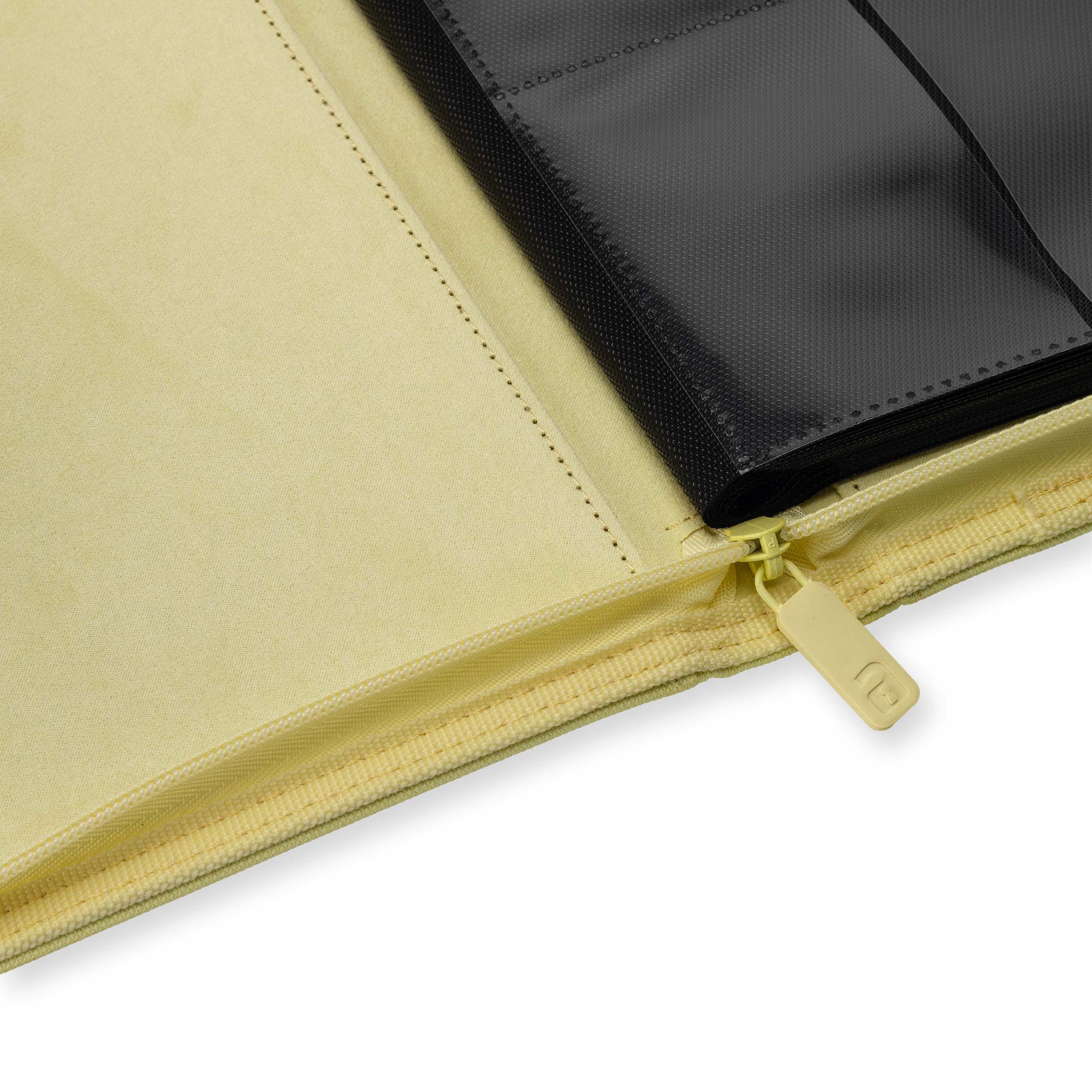 4-Pocket Exo-Tec® Zip Binder Pastel Yellow - Image 6
