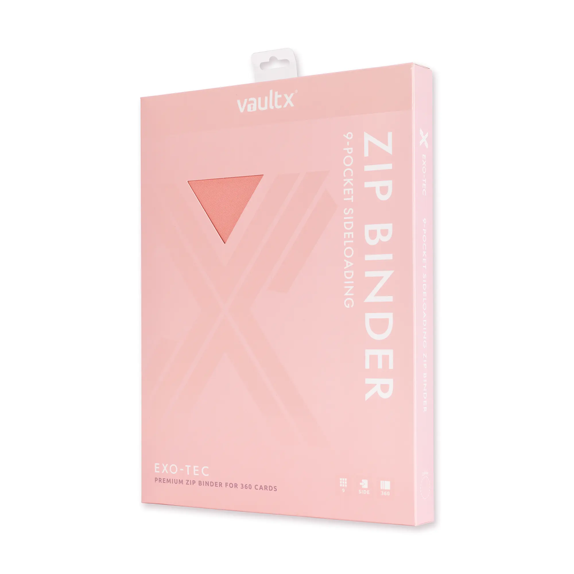 9-Pocket Exo-Tec® Zip Binder Just Pink - Image 8