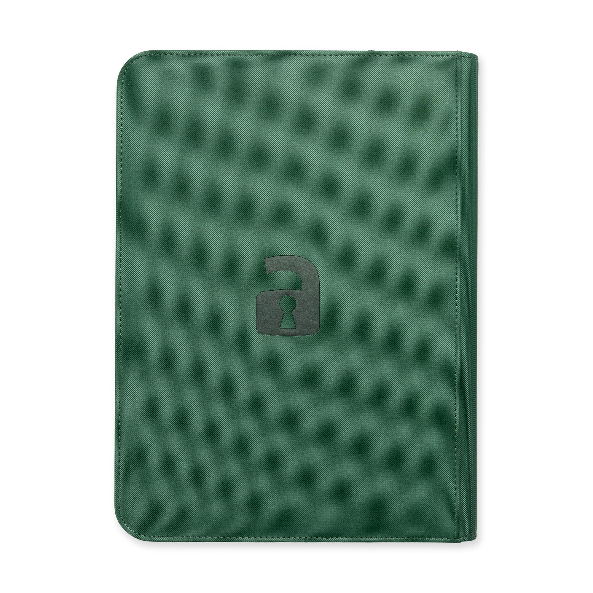 9-Pocket Exo-Tec® Zip Binder Metallic Green - Image 10