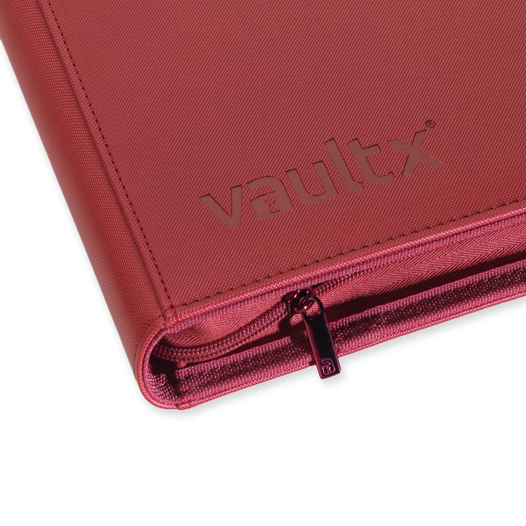 9-Pocket Exo-Tec® Zip Binder Metallic Red - Image 3