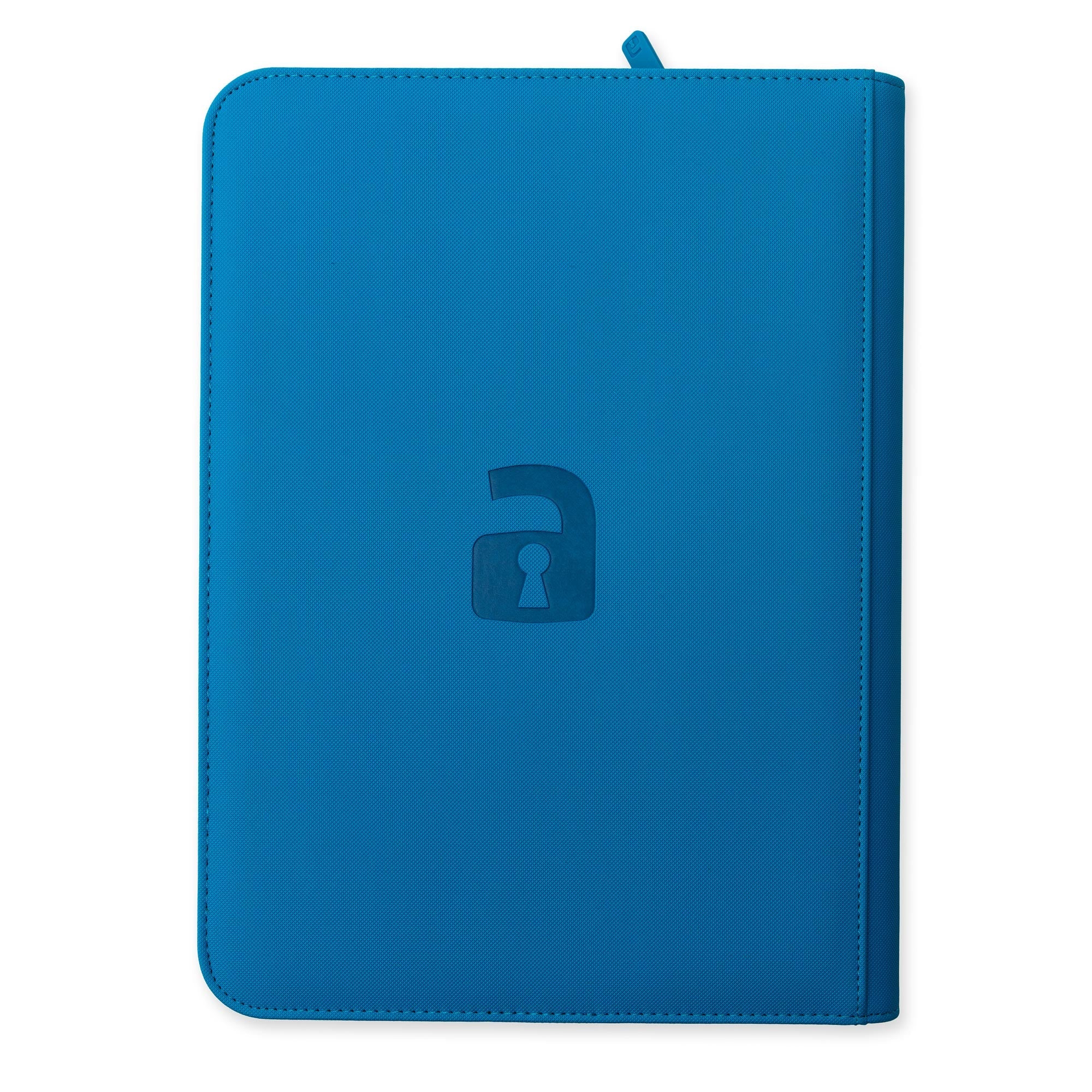9-Pocket Exo-Tec® Zip Binder Neon Blue - Image 10