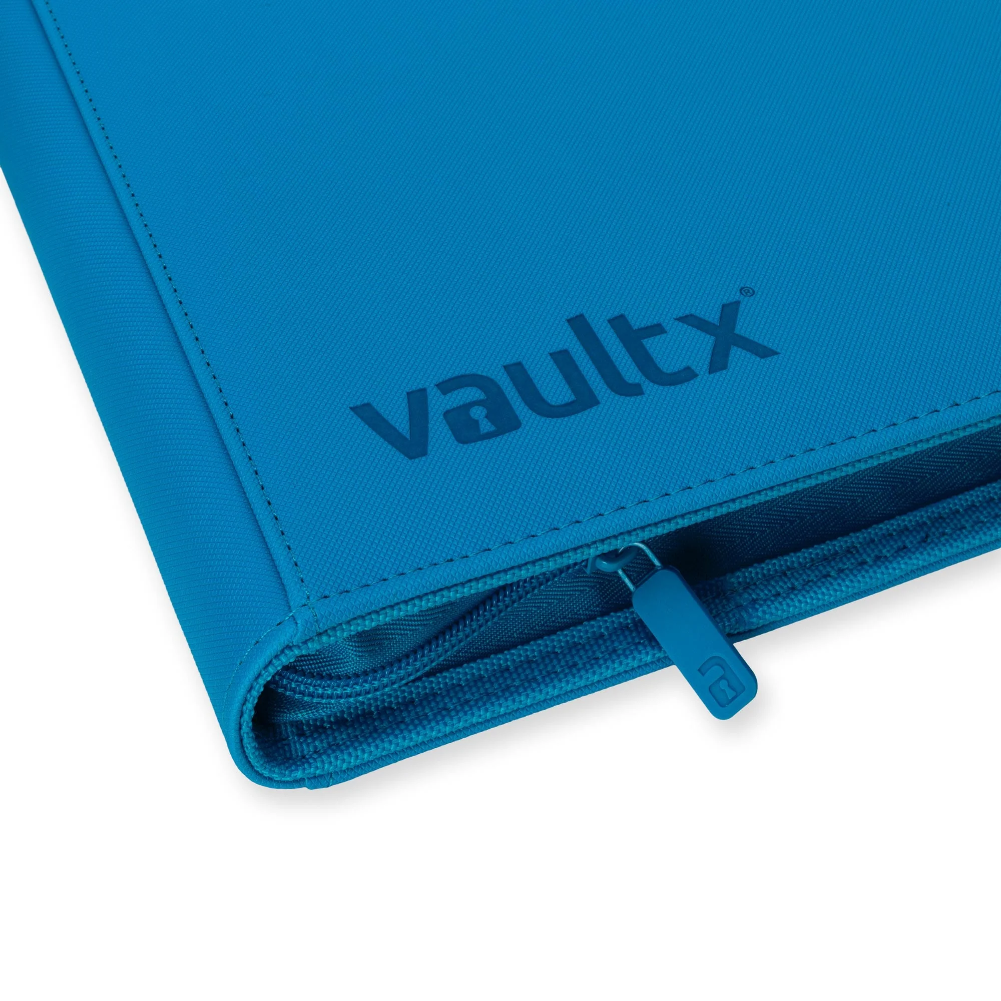 9-Pocket Exo-Tec® Zip Binder Neon Blue - Image 3