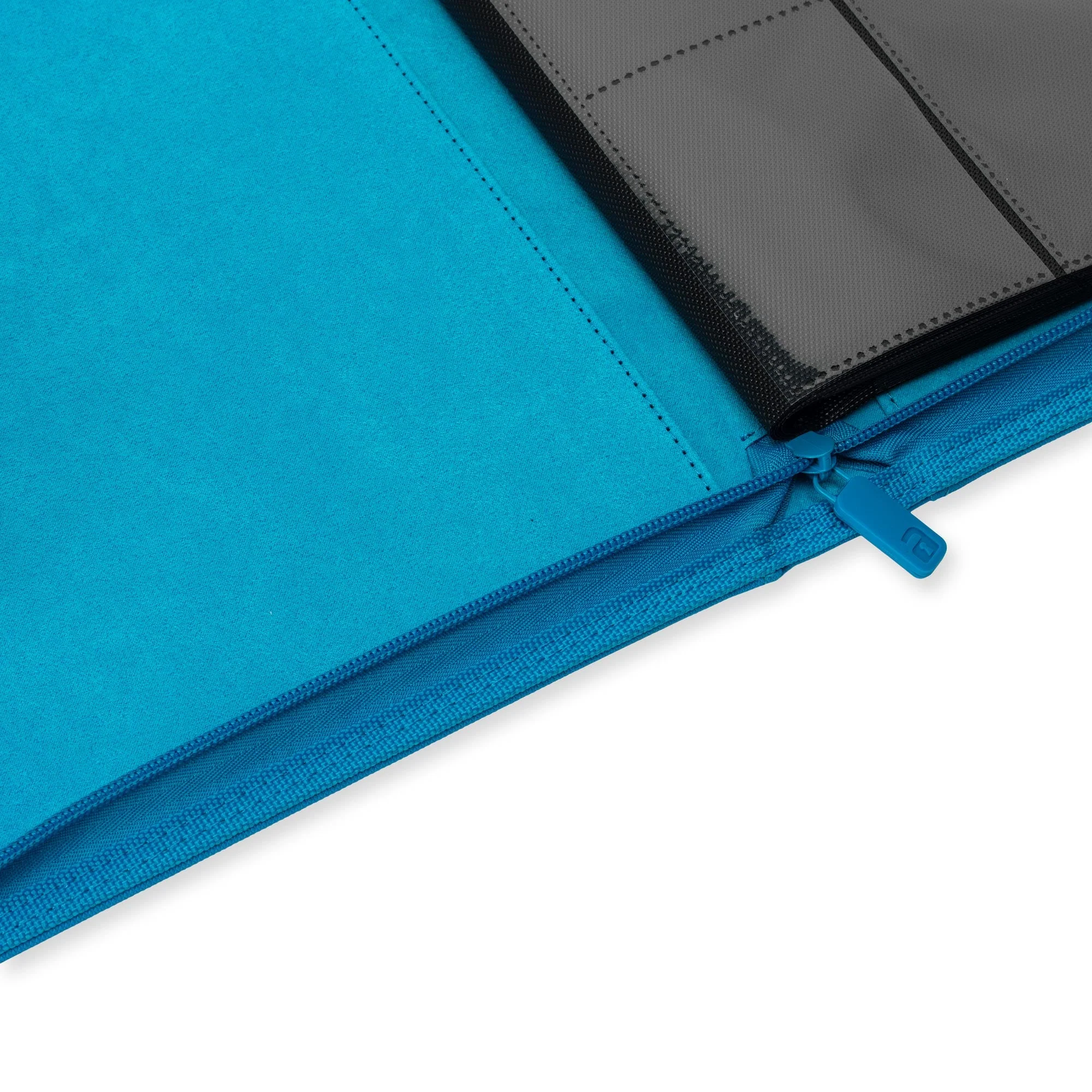 9-Pocket Exo-Tec® Zip Binder Neon Blue - Image 6