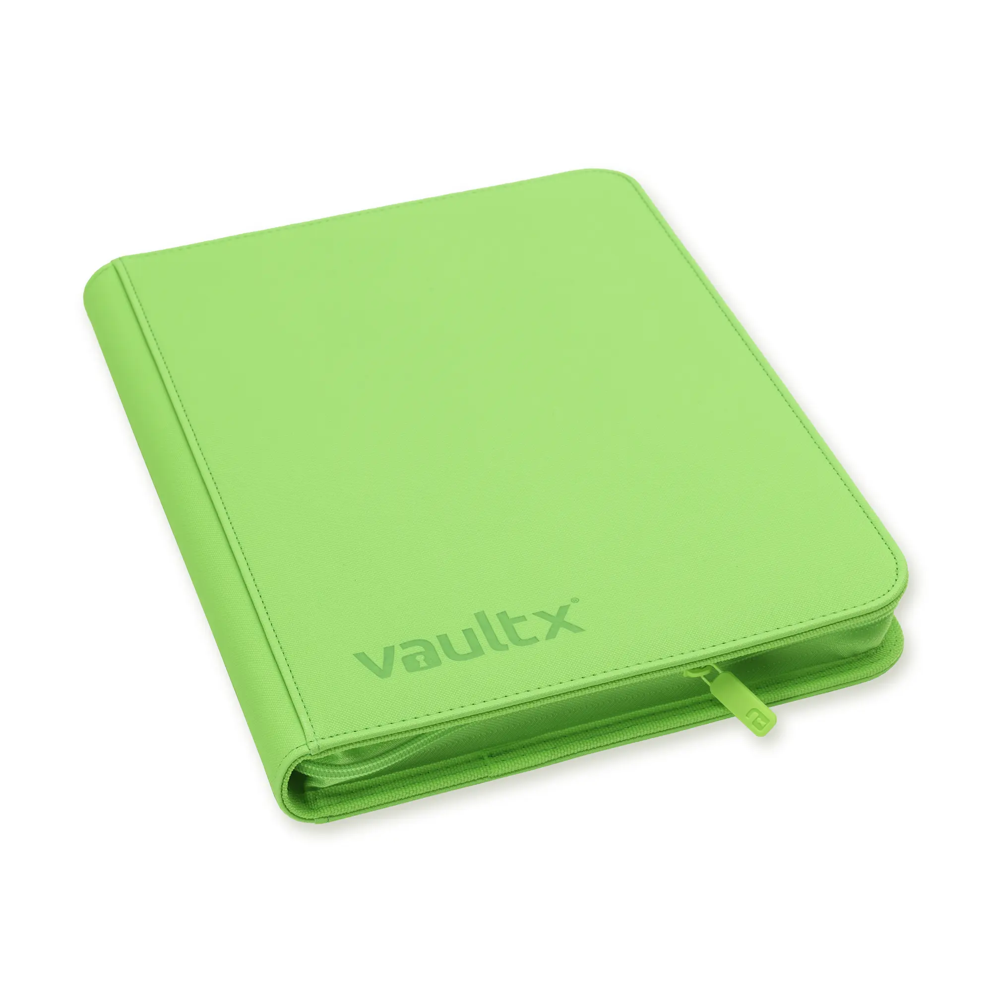 9-Pocket Exo-Tec® Zip Binder Neon Green - Image 2