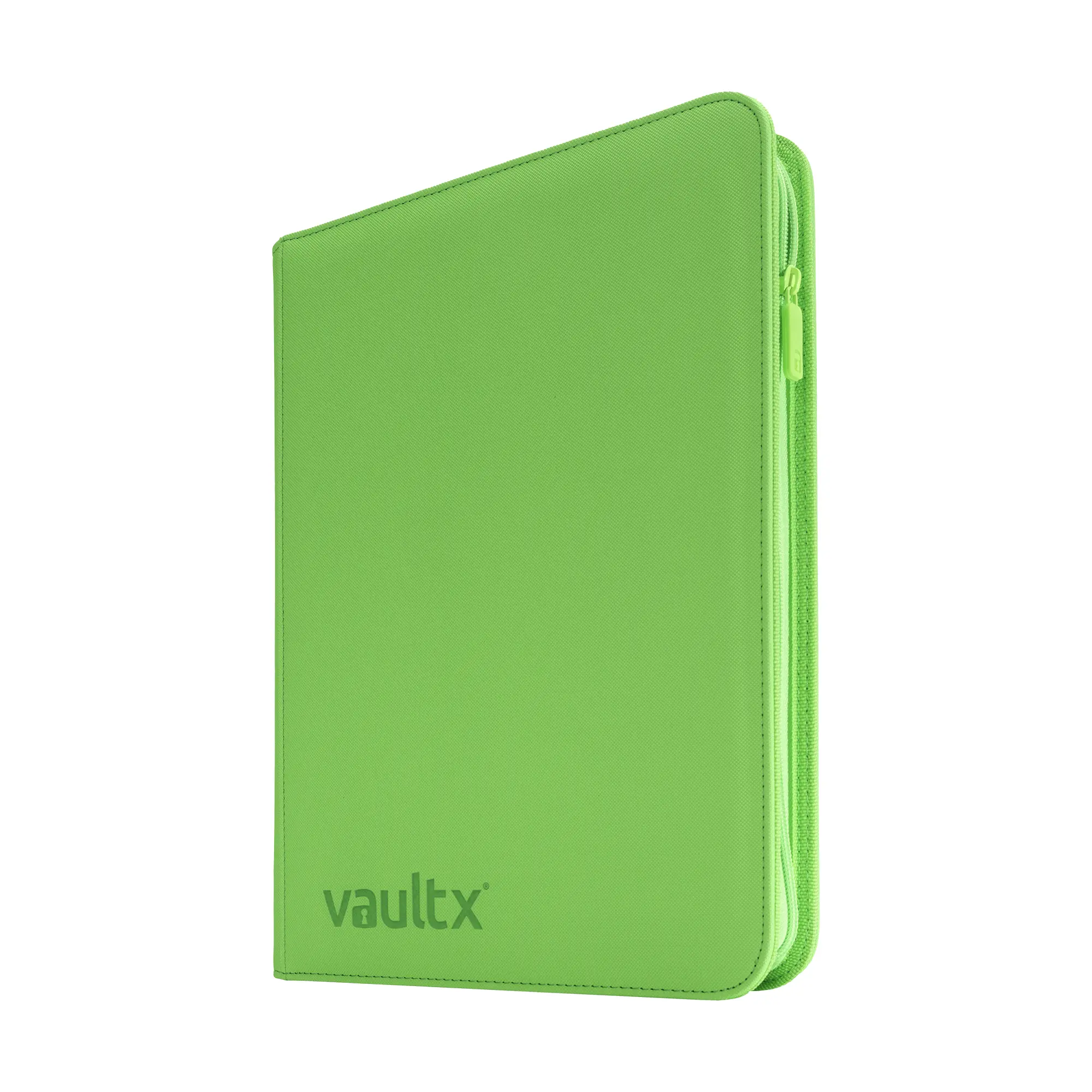 9-Pocket Exo-Tec® Zip Binder Neon Green - Image 3