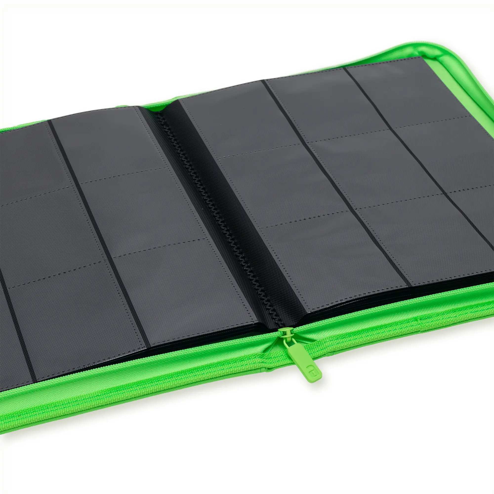 9-Pocket Exo-Tec® Zip Binder Neon Green - Image 5
