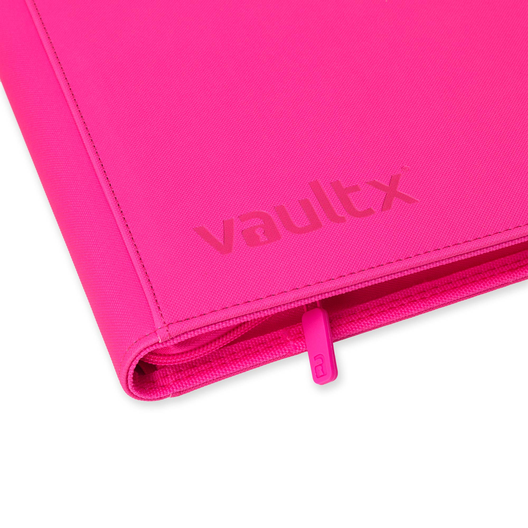 9-Pocket Exo-Tec® Zip Binder Neon Pink - Image 4
