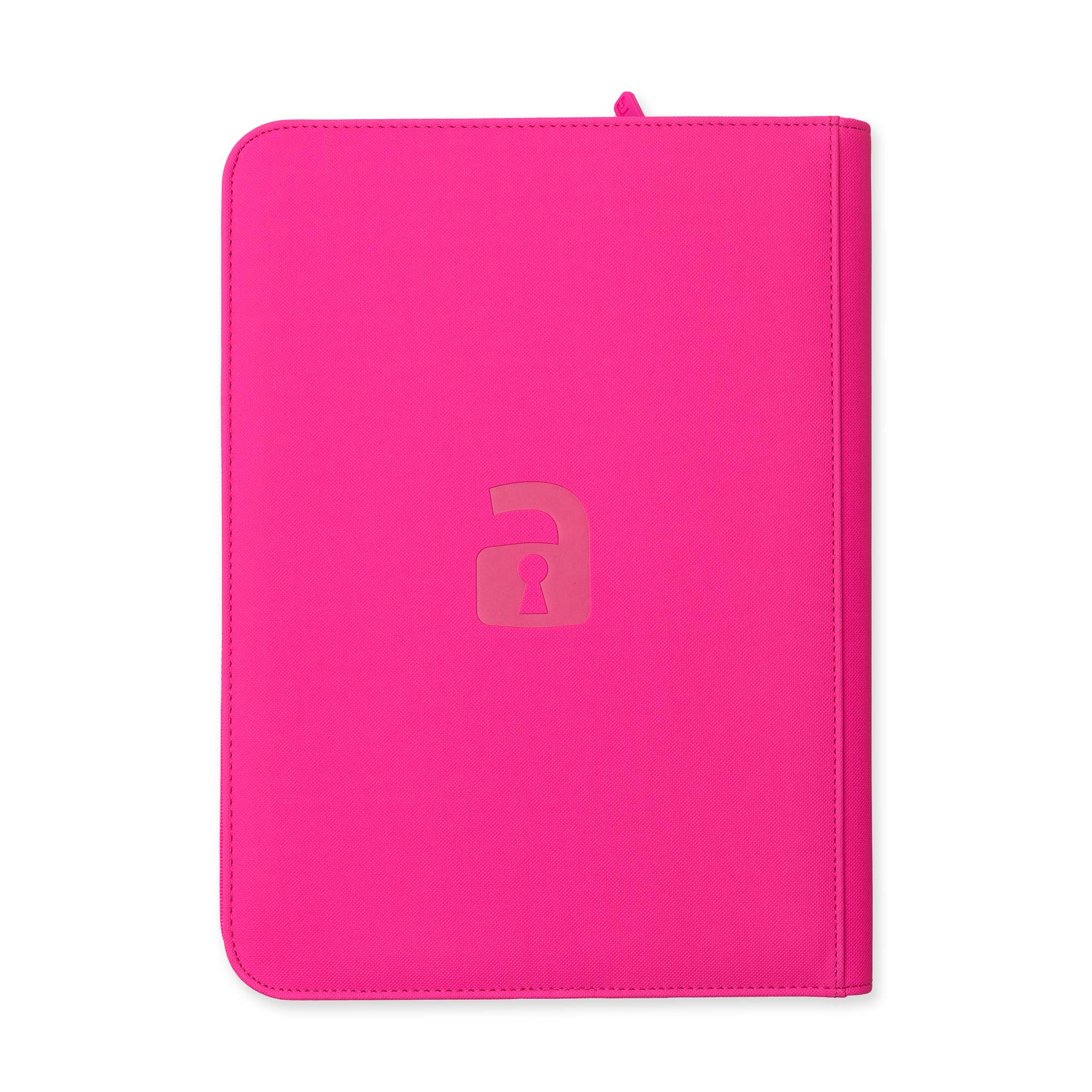 9-Pocket Exo-Tec® Zip Binder Neon Pink - Image 9