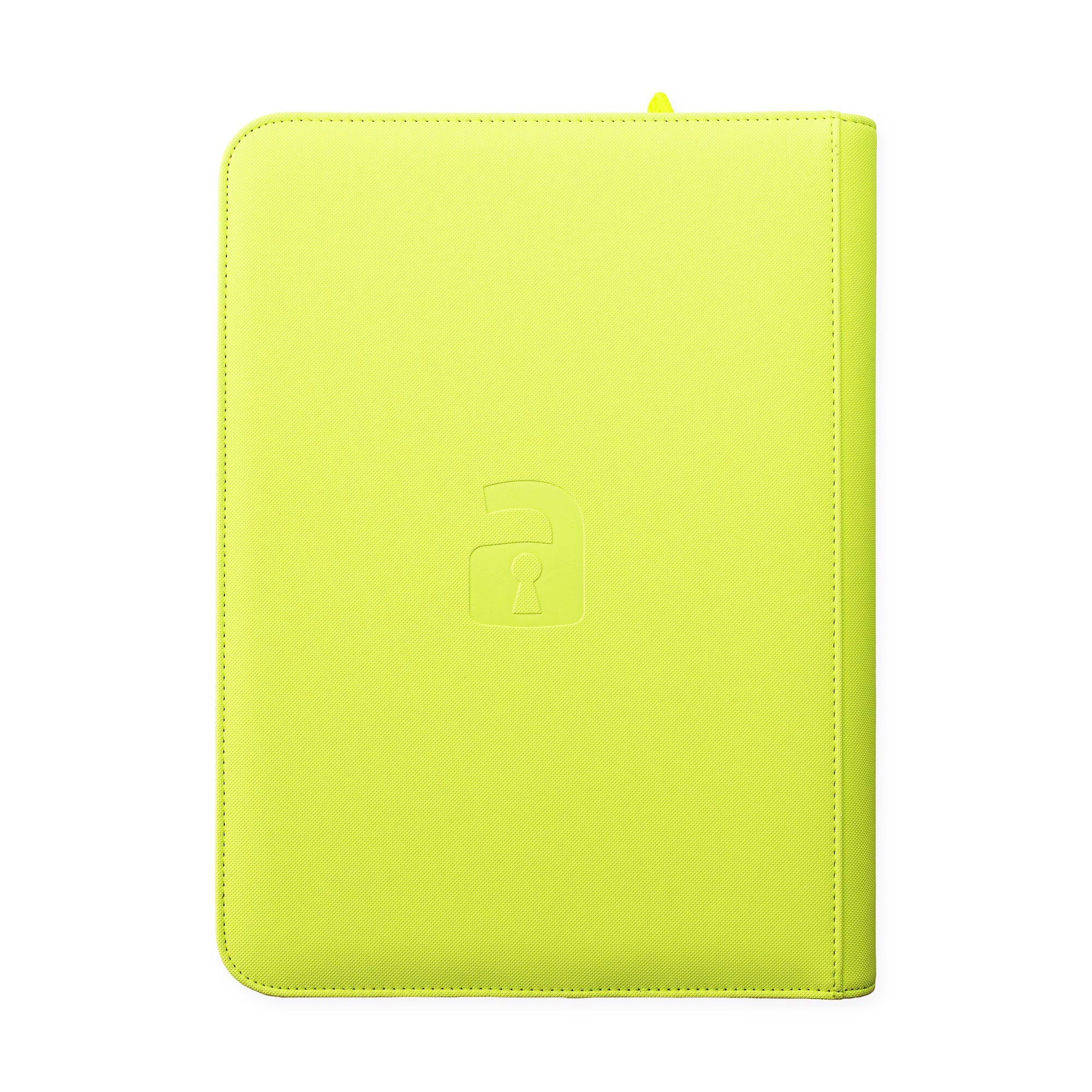 9-Pocket Exo-Tec® Zip Binder Neon Yellow - Image 10