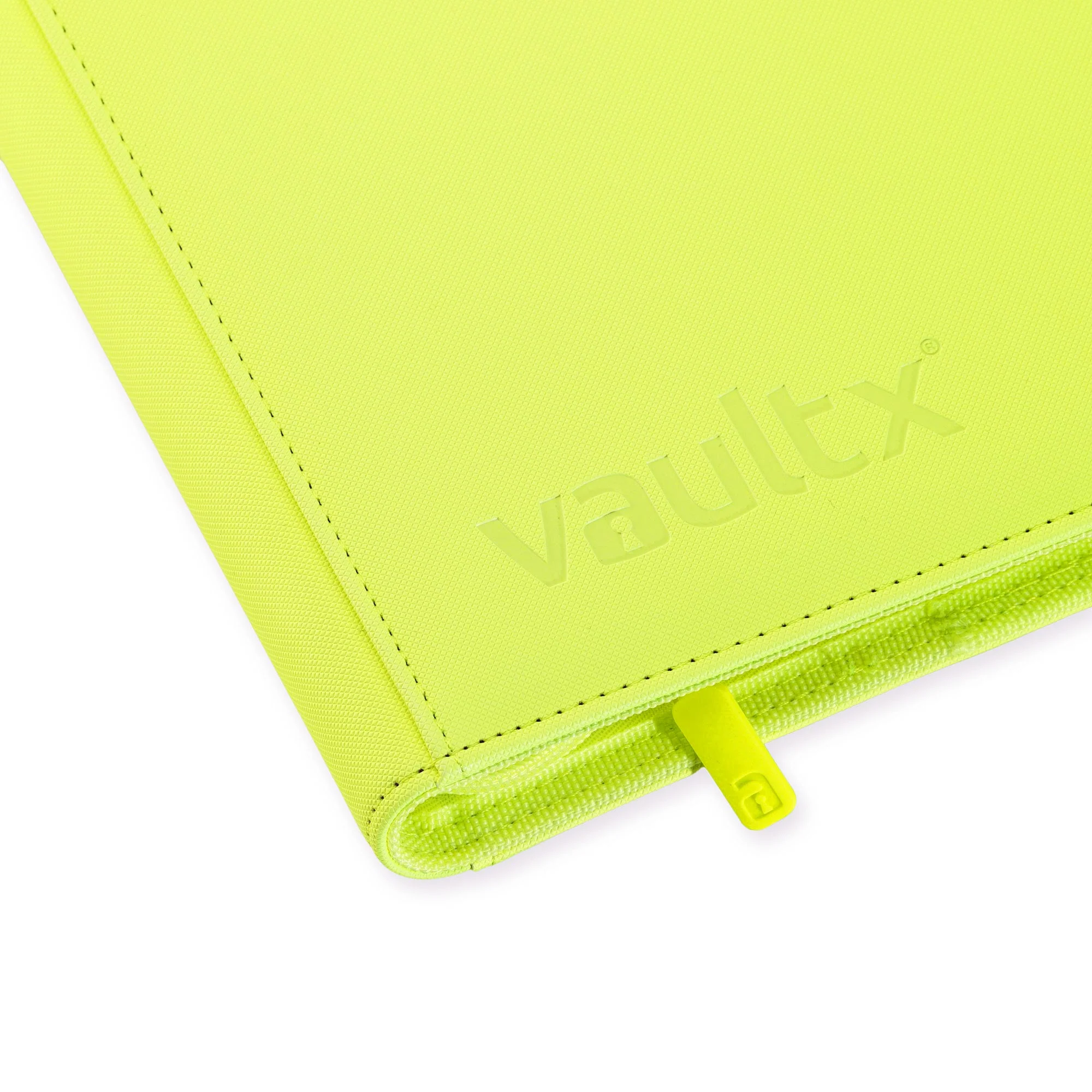 9-Pocket Exo-Tec® Zip Binder Neon Yellow - Image 3